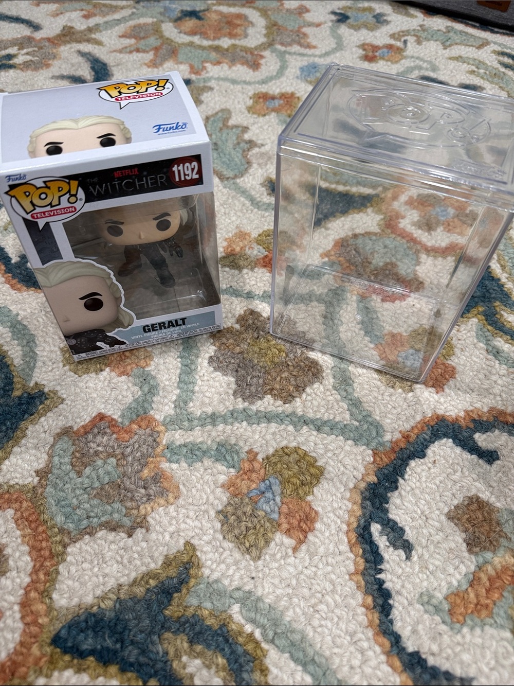 Funko Pop! Geralt Vinyl Figure - White Hair & Black Outfit